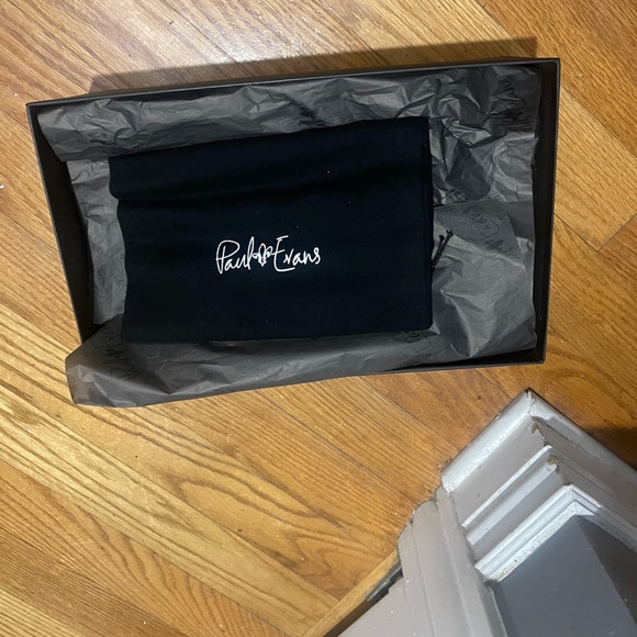 Paul Evans Havana Brown Vero Cuoio Tan Leather Wholecut Oxford shoes Sz 9.5 - Picture 14 of 14